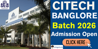 CITECH Bangalore Begins Admission for Session 2026–27; Apply @engg.cambridge.edu.in